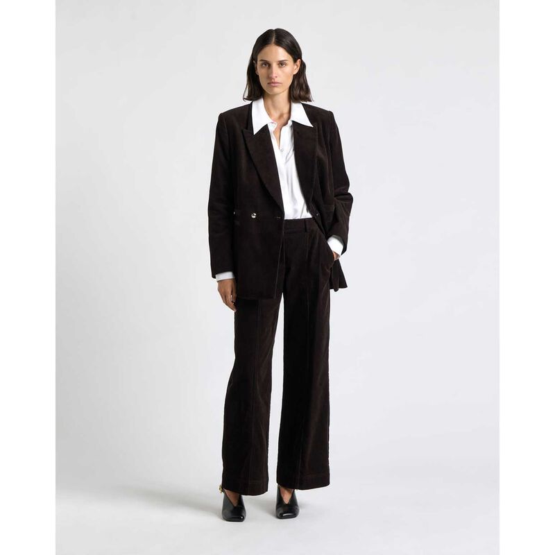 Cue Japanese Cotton Corduroy Blazer image number 2